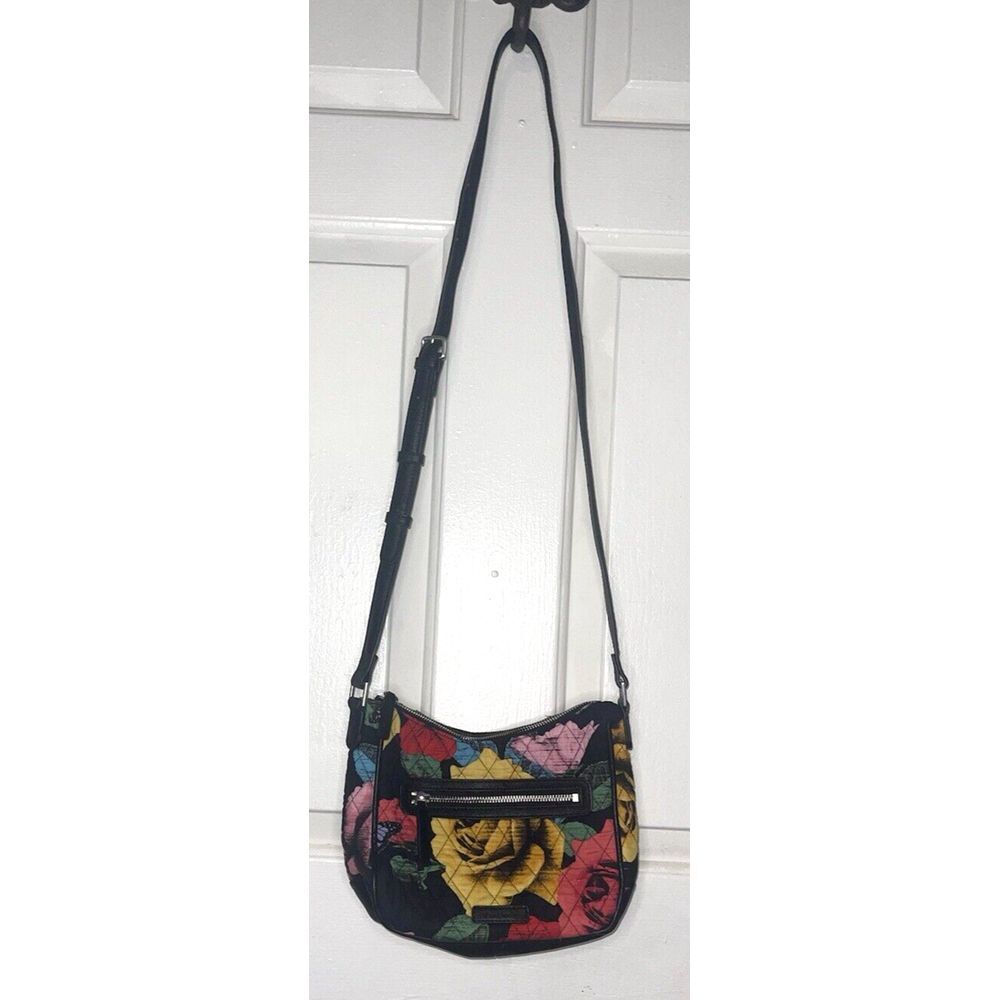 Vera Bradley HAVANA ROSE Purse W/ Adjustable crossbody MINI VIVIAN in EUC!